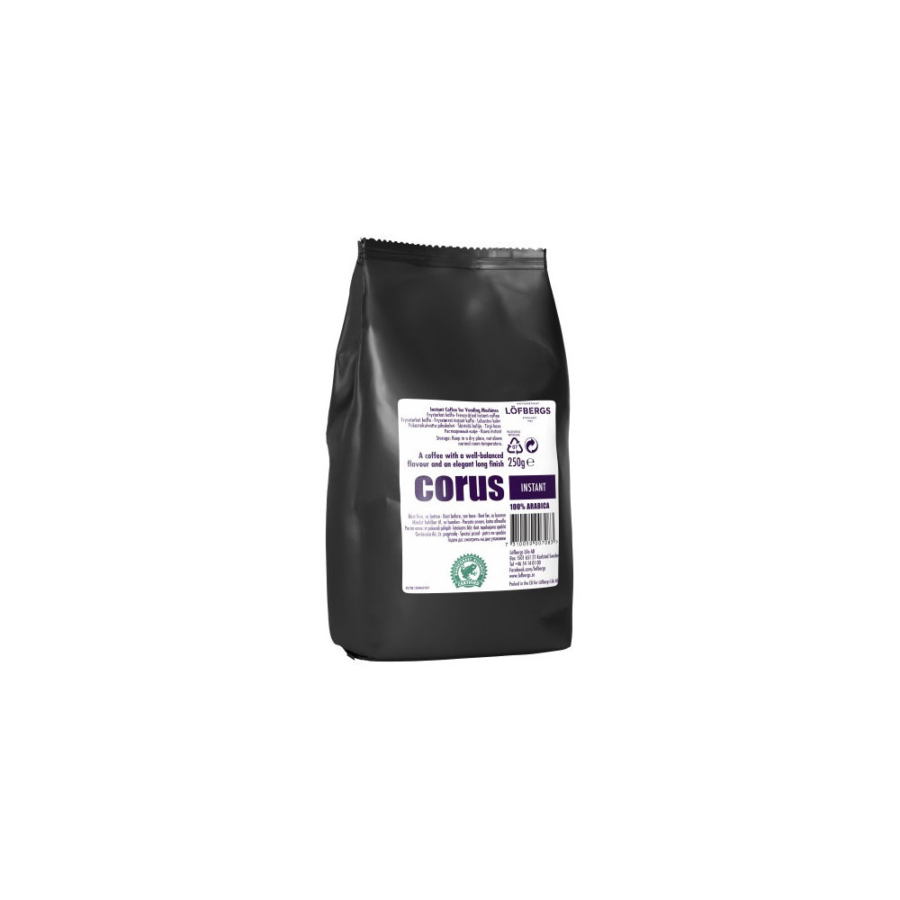 Káva instantní CORUS granulovaná 250 g Löfbergs