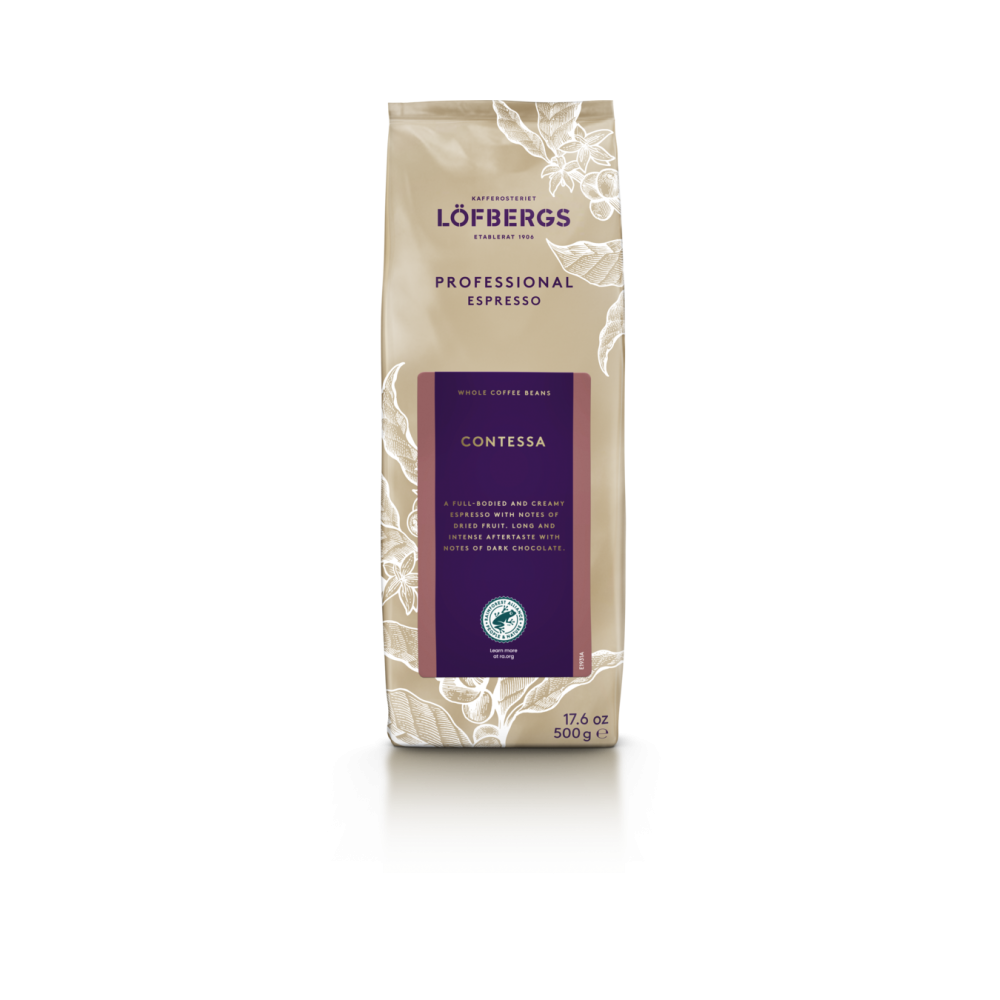 Zrnková káva Löfbergs Espresso Contessa 0,5kg