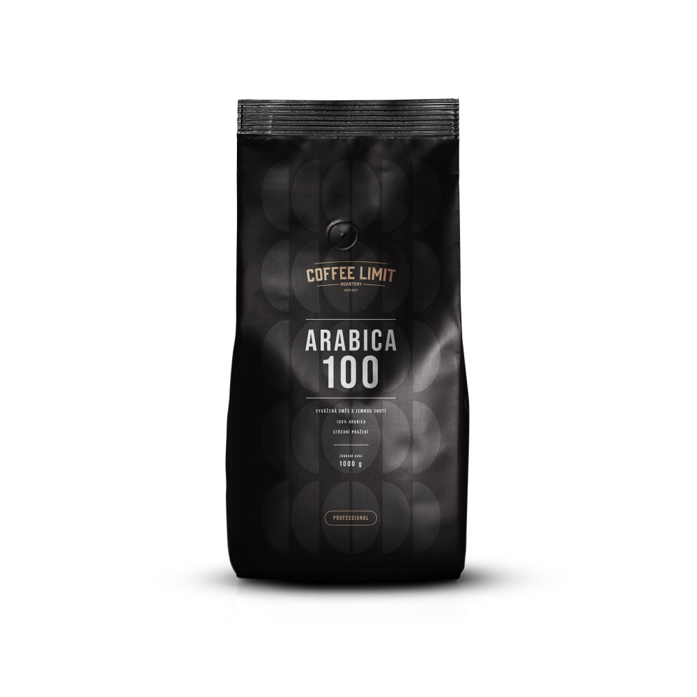 Zrnková káva Arabica 100 Coffee Limit 1kg