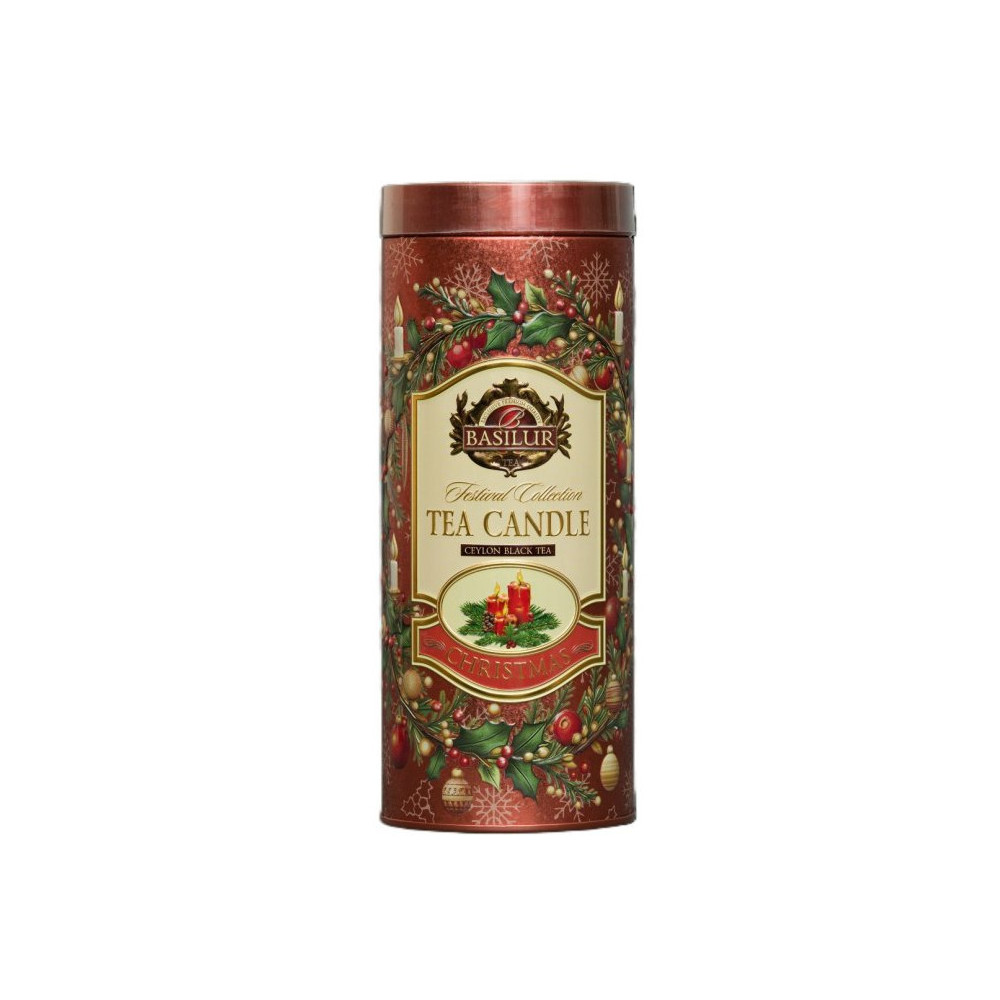 Basilur Tea Candle - vánoční černý čaj 75 g