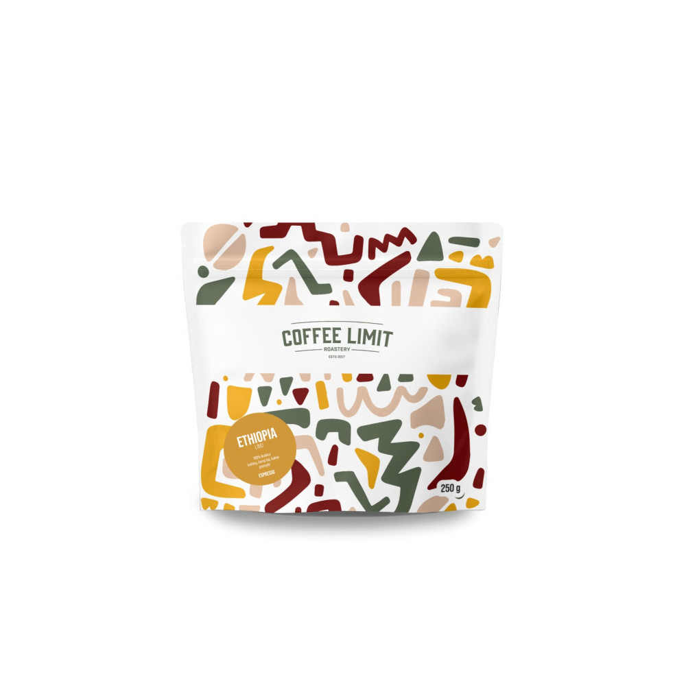 Výběrová zrnková káva Ethiopia Sidamo - Coffee Limit 250g