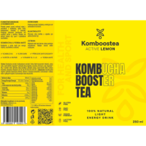 Komboostea 100% přírodní nápoj - Active Lemon250 ml