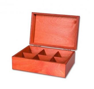 Dřevěný box s čaji Basilur - 6x10ks - 2