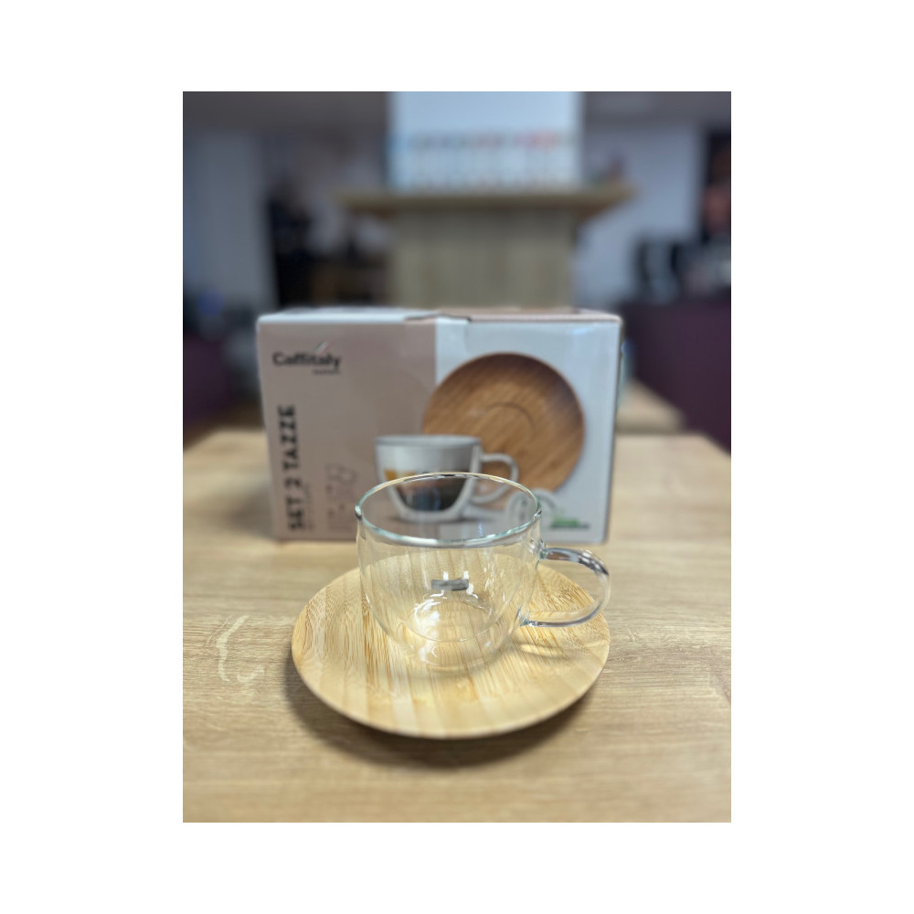Caffitaly skleněné šálky cappuccino 2 ks