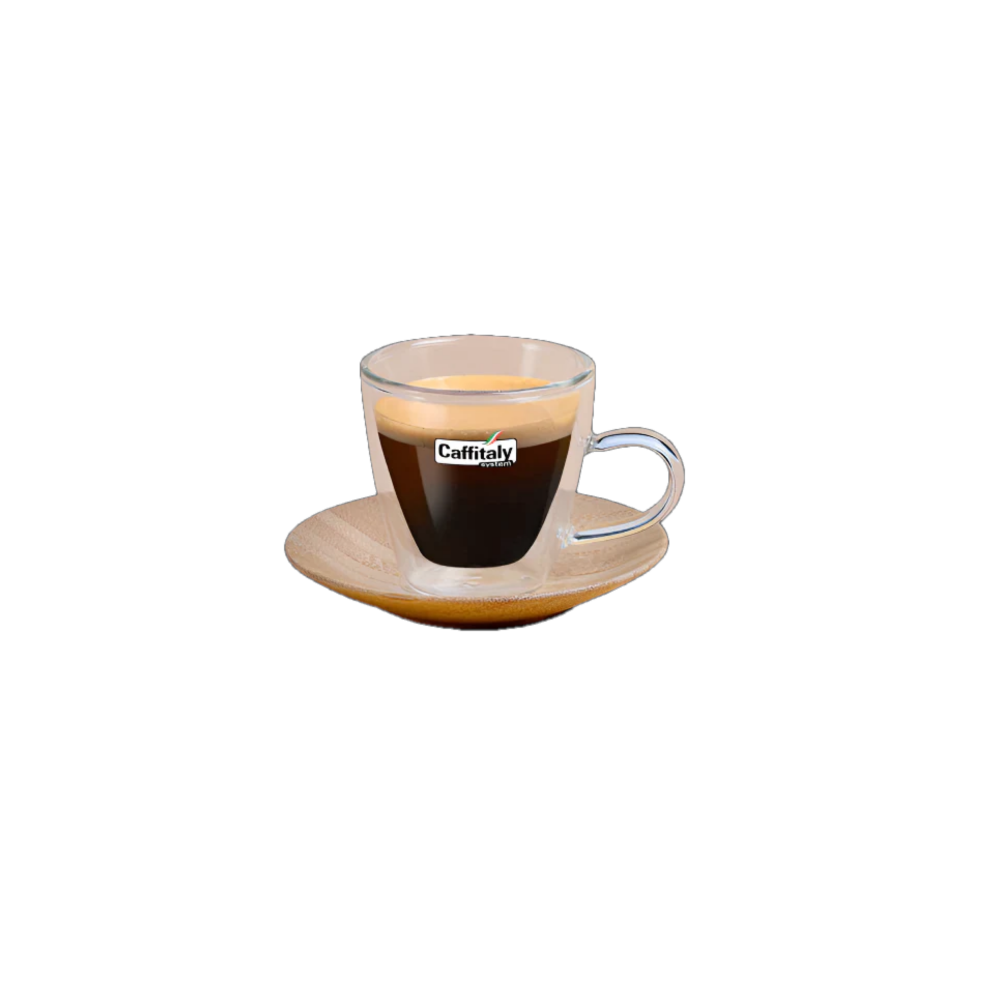 Caffitaly skleněné šálky espresso 2 ks