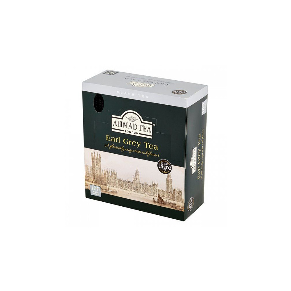Černý čaj Ahmad Earl Grey 100 sáčků