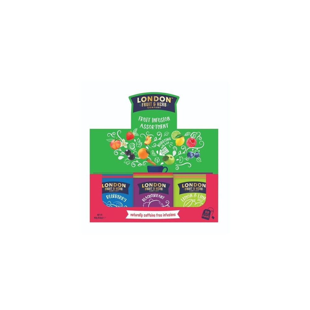 London Fruit&Herbs Box ovocných čajů 80s