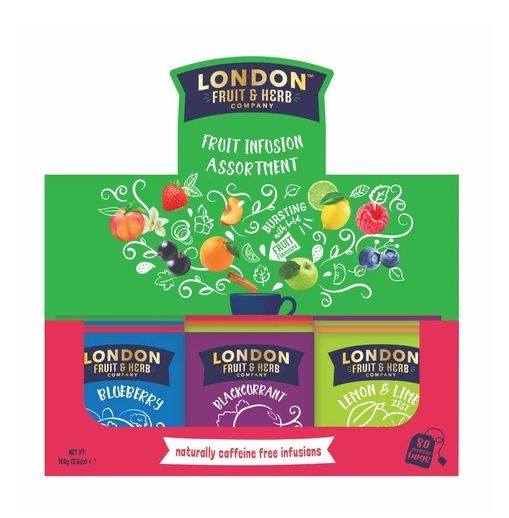 London Fruit&Herbs Box ovocných čajů 80s - 1