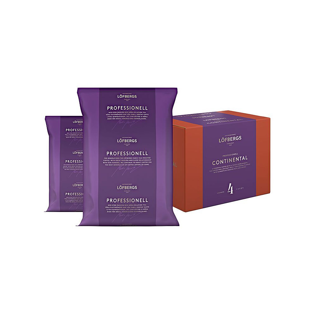 Zrnková káva Löfbergs Continental Blend 1kg