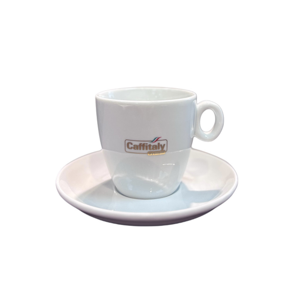 Caffitaly šálek s podšálkem - cappuccino