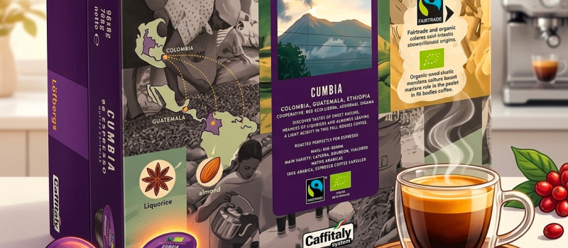 Löfbergs Cumbia Espresso 96 ks – kávové kapsle pro kancelář